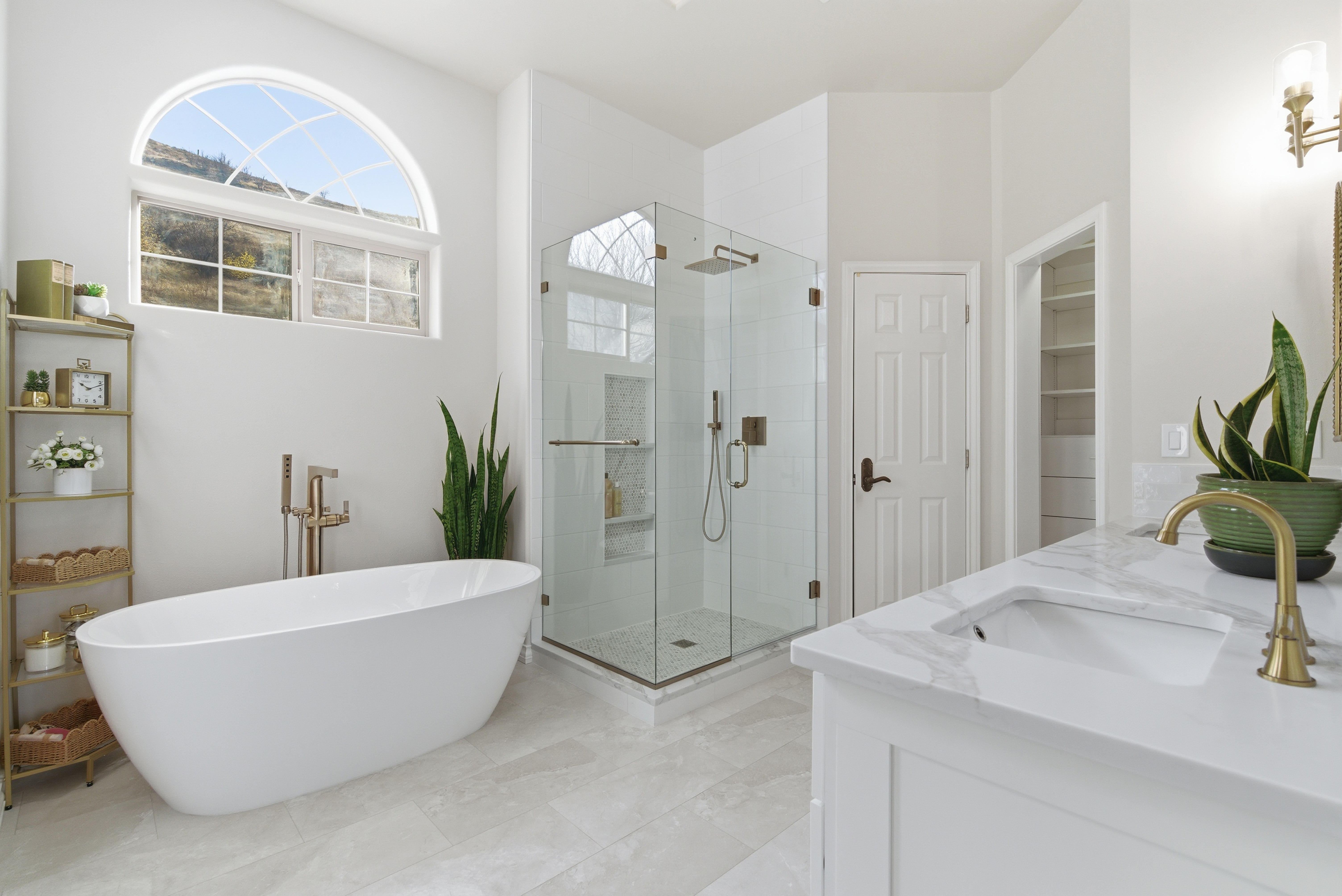 Luxury master bathroom
